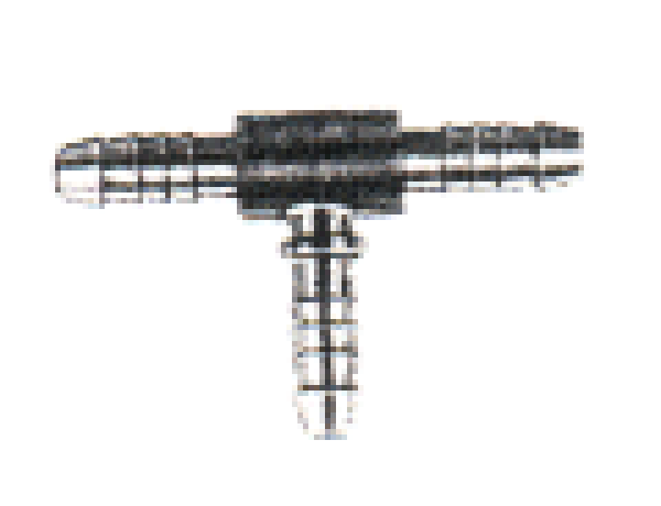 Schlauchverbinder aus Metall T-Stück 7.5
