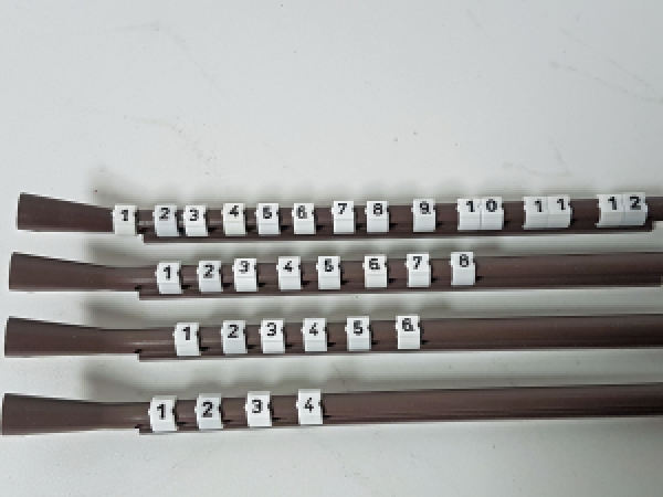 Markers für Zündkabel 1-8 auf Stab