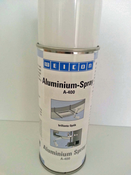 WEICON Aluminium-Spray Typ A-400 Hochglanz nicht abriebfest